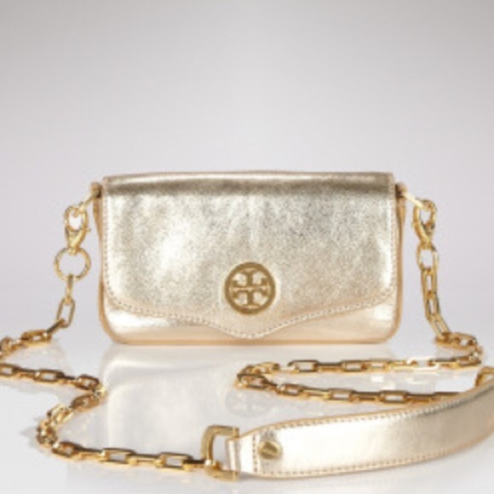 TORY BURCH small classic bag (Gold)